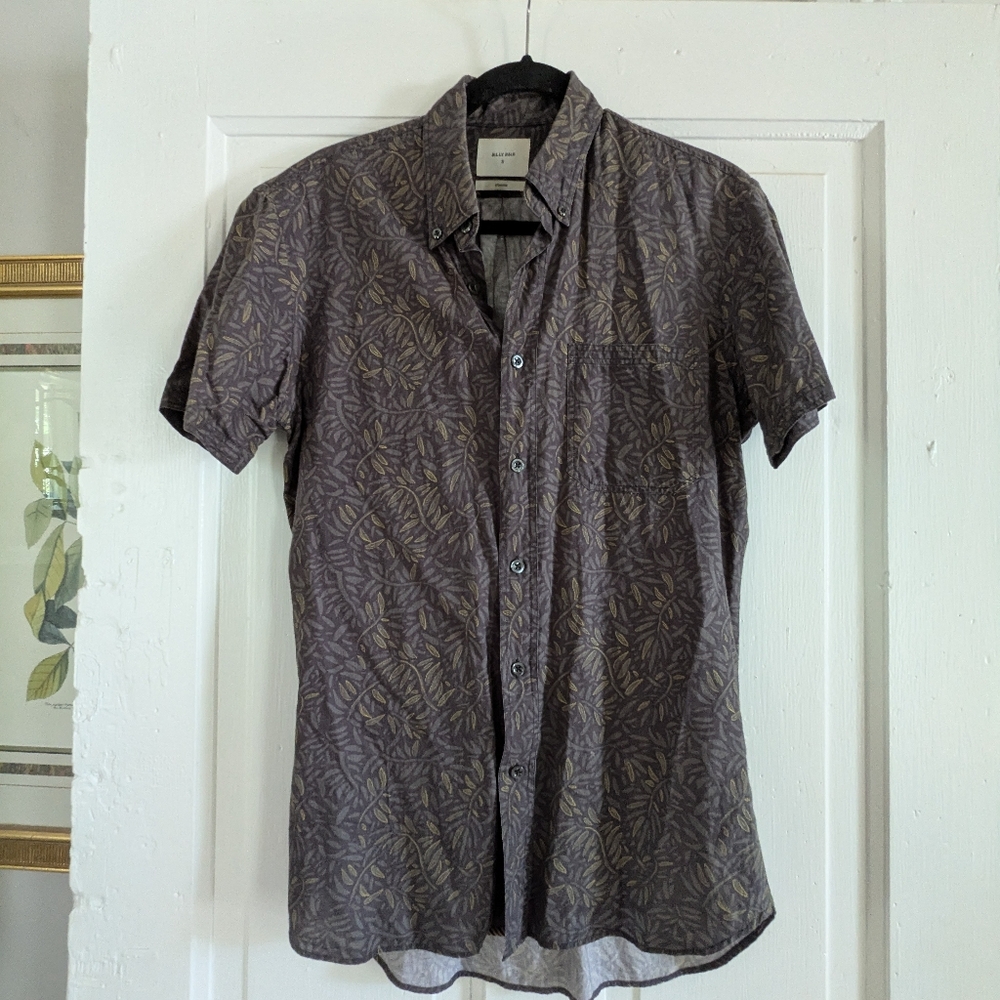 Billy Reid Short Sleeve Shirt - S Small